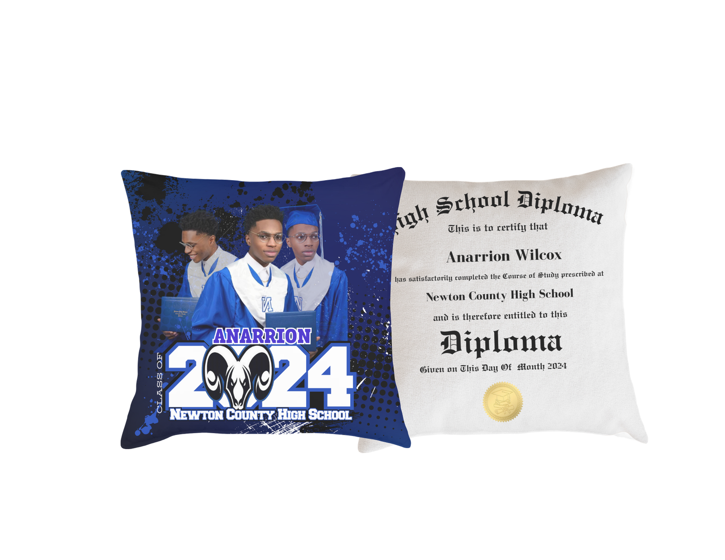 Custom Graduation Pillow | Personalized Grad Gift – GET PRESSED CUSTOMS