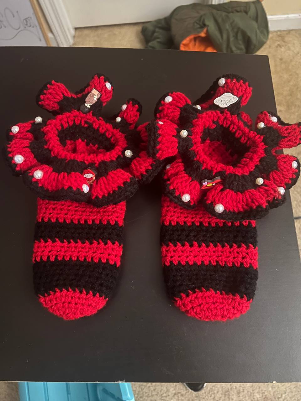 Custom Crocheted Ruffled Socks | GET PRESSED CUSTOMS