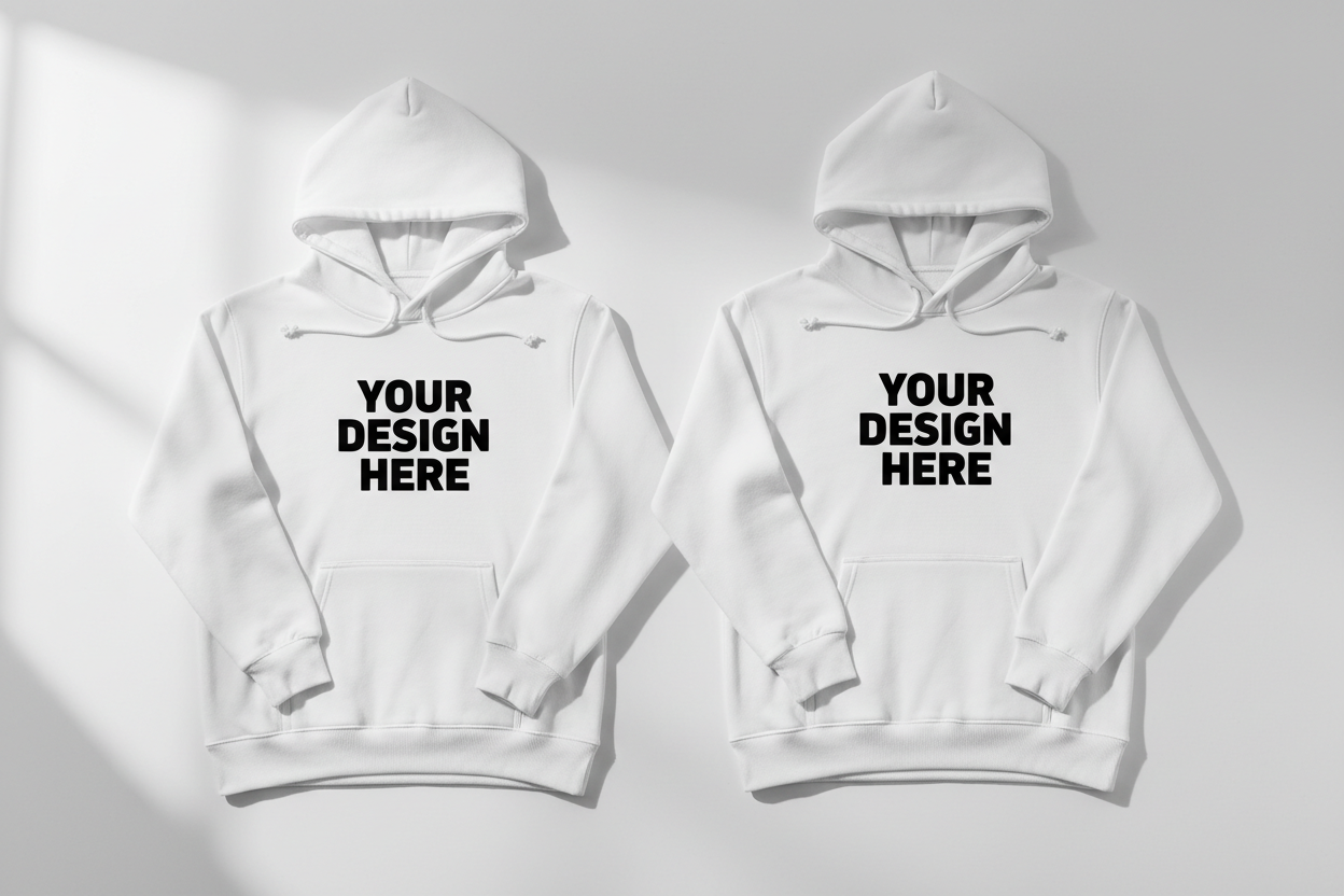 Couple Hoodies  Bundle Set of 2– Personalized Matching Hoodies