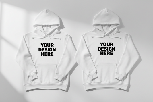 Couple Hoodies  Bundle Set of 2– Personalized Matching Hoodies