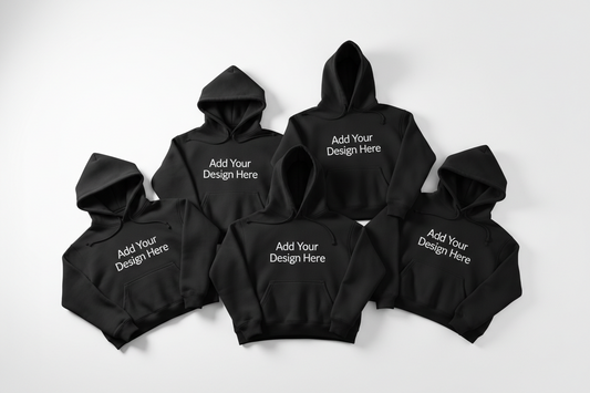 Custom Family Hoodies Bundle (Set of 5) | GET PRESSED CUSTOMS