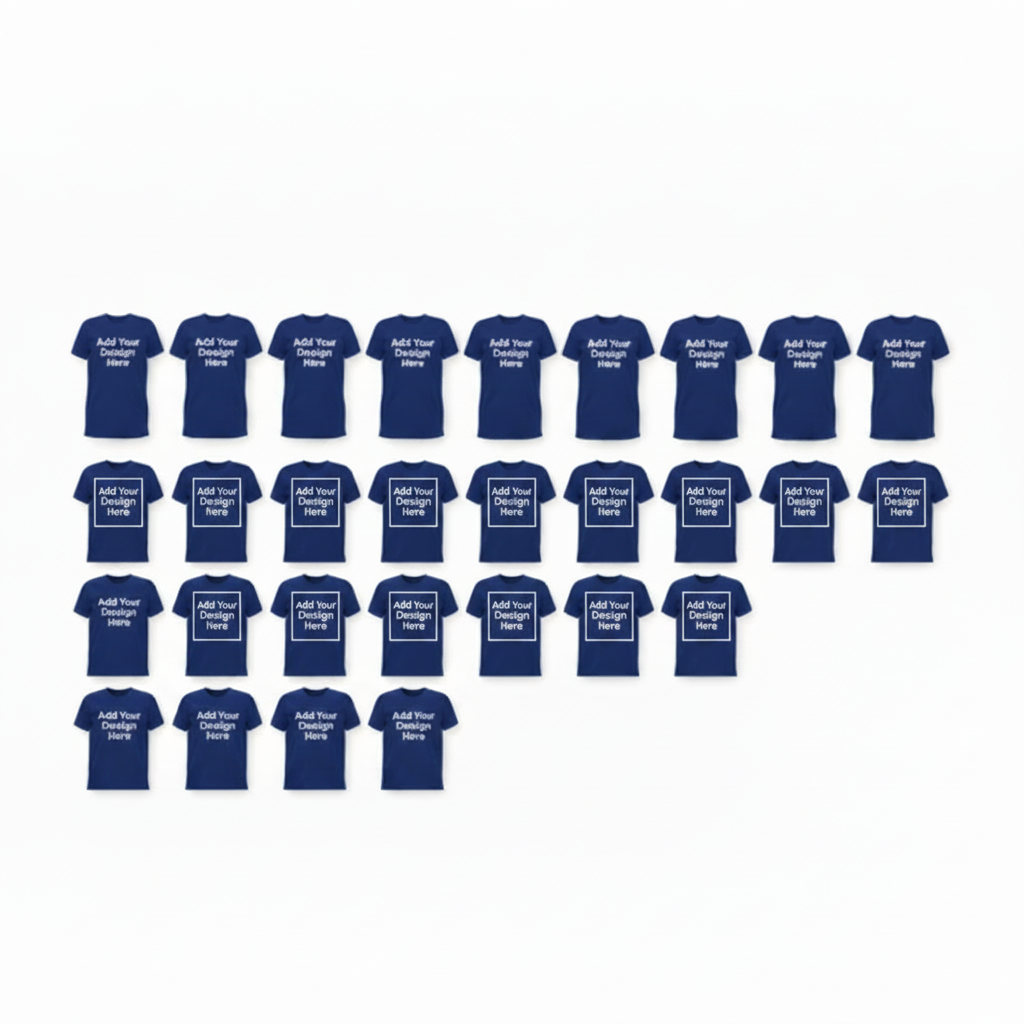 Navy Team Shirt Mockup