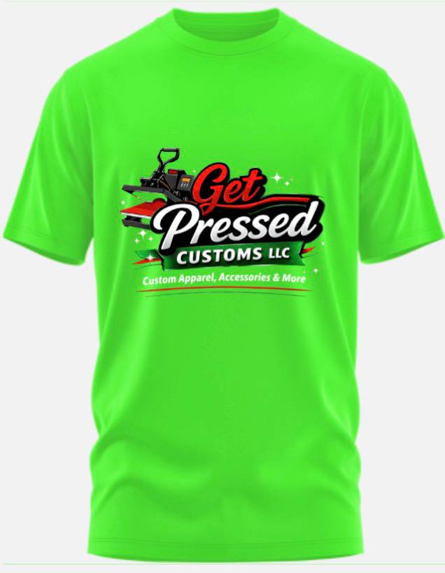 GET PRESSED CUSTOMS Logo Tee | Premium Custom Graphic T-Shirt