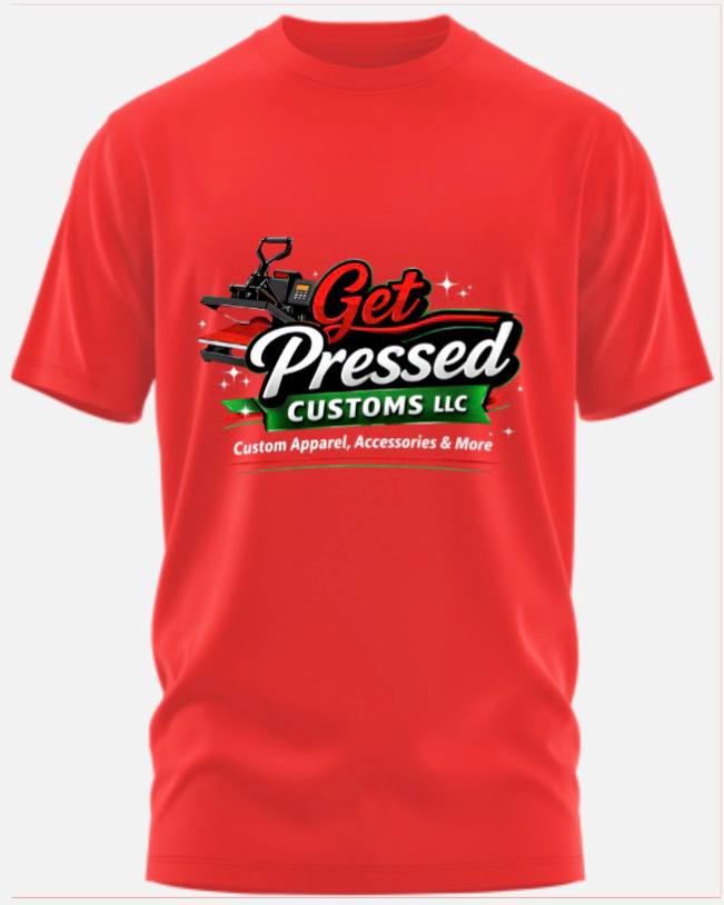 GET PRESSED CUSTOMS Logo Tee | Premium Custom Graphic T-Shirt