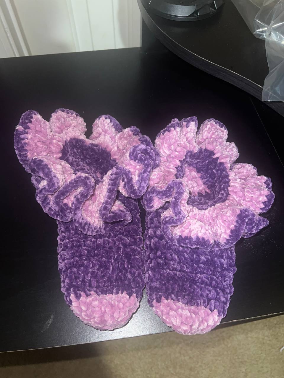 Custom Crocheted Ruffled Socks | GET PRESSED CUSTOMS