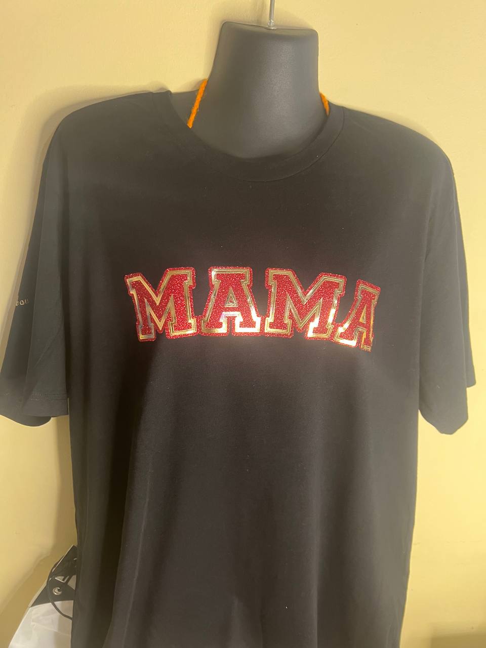 Personalized Mom/Mama T-Shirt with Kids' Names on Sleeve | Get Pressed Customs