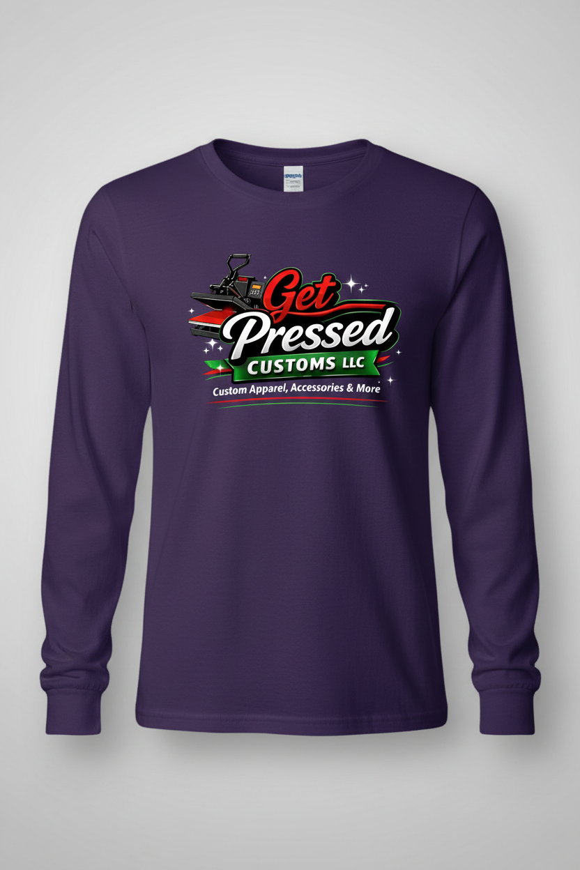Purple Long Sleeve Mockup