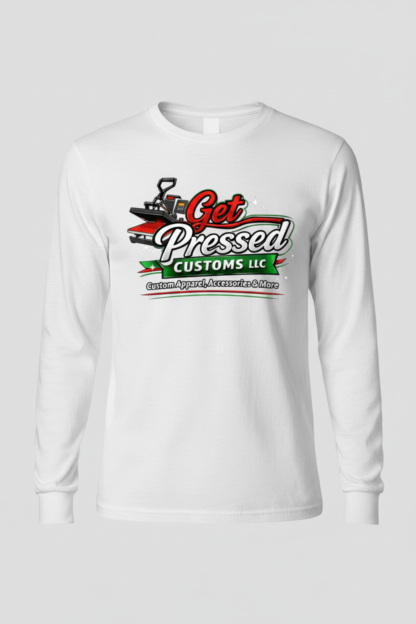 White Long Sleeve Mockup