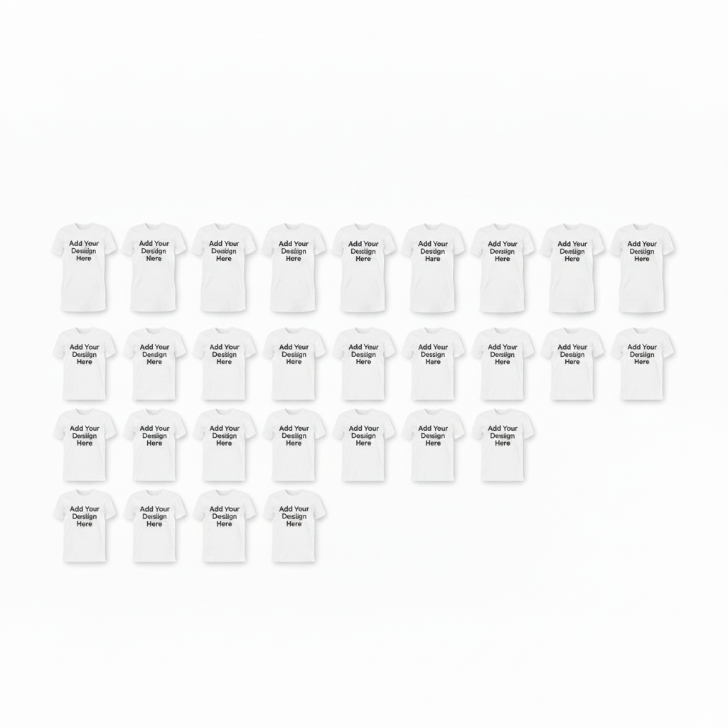 Custom Team Shirts Bundle (Set of 25) | GET PRESSED CUSTOMS